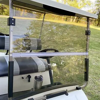 Foldable Smoke Windshield For Yamaha G14 G16 G19 Golf Cart 1995-2003 PC • $75.95