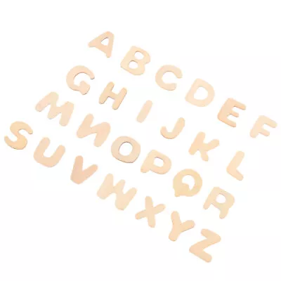  Wood DIY Alphabet Initial Letter Block Wooden For Puzzle Child • £6.49