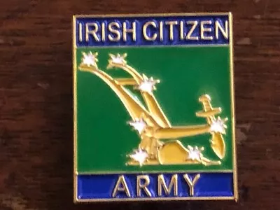 £9.99 • Buy Irish Citizen Army Metal Badge Pin Original Starry Plough Flag From 1914 & 1916 