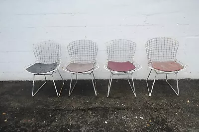 Knoll Mid Century Modern Outdoor Patio Metal Chairs A Set Of Four 5022A • $1795.50