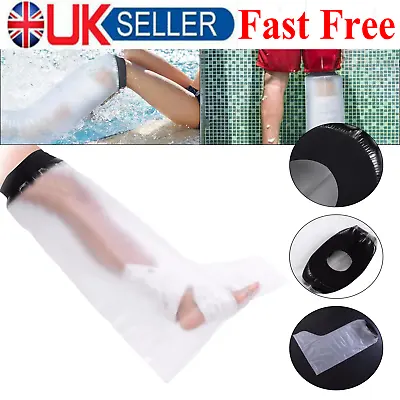 £10.14 • Buy Half Leg Waterproof Cast + Dressing Protector - Reusable Shower Bath Cover UK