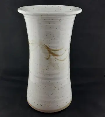 Large Russell Collins Studio Pottery Vase Hook Norton Impressed Mark 11 Inches • £59