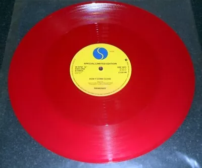 The Ramones 'don't Come Close' Ltd Edition Red Vinyl 12  Single • £9.99