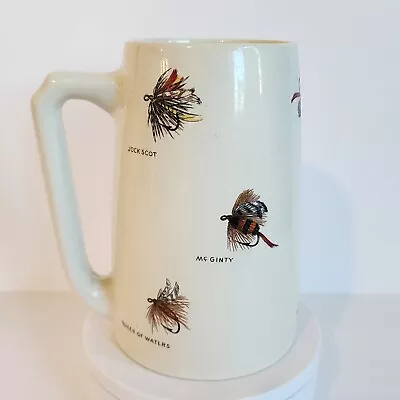 Hyalyn Vintage Fly Fishing Coffee Beer Mug • $35