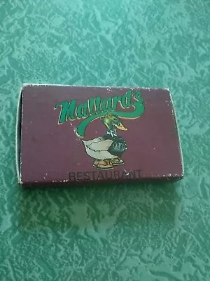 Vintage Matchbook C14 Collectible Ephemera Modesto California San Mateo Mallard • $29.99