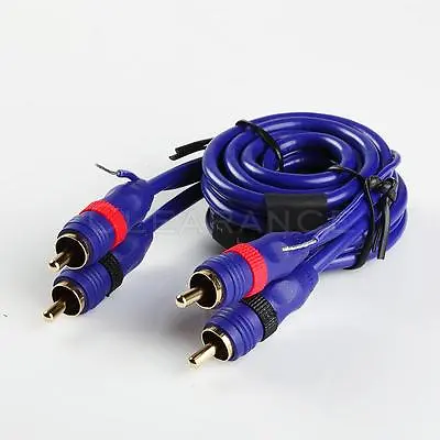 3ft 3' HIGH PERFORMANCE DIRECTIONAL BALANCE RCA 2 Male To Male Audio Cable • $8.06