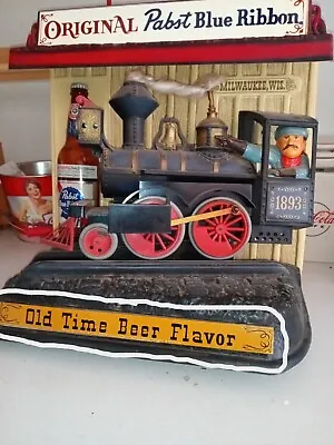 PABST BLUE RIBBON  Train Lower Reproduction Plaque  Old Time Beer Flavor NEW !!! • $21.99