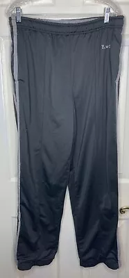 Men ROOTS ATHLETIC Gray Elastic Waist Sweatpants Pants Sz Large Warm Up • $10.95