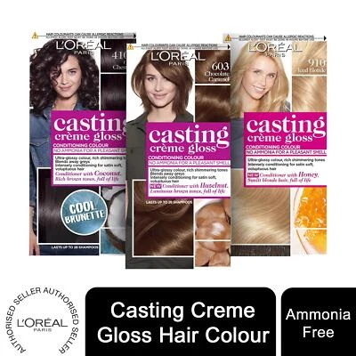 £11.99 • Buy L'Oreal Paris Casting Creme Gloss Semi-Permanent Hair Dye With No Ammonia, 1 Pk