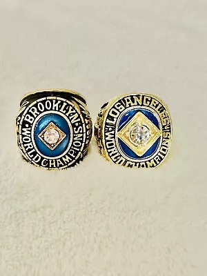 2 PCS LA Dodgers Championship Ring Set 🇺🇸 SHIP. 1955 And 1959 • $47.99