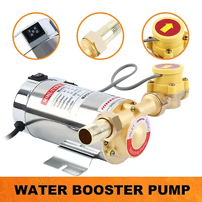 Samger 90W Automatic Water Pressure Booster Pump For Home Shower Washing Machine • $44.19