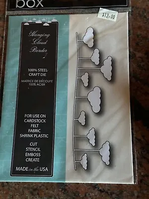 $9 • Buy New Memory Box Craft Die Hanging Cloud Border Item# 98835 Made In USA With Steel