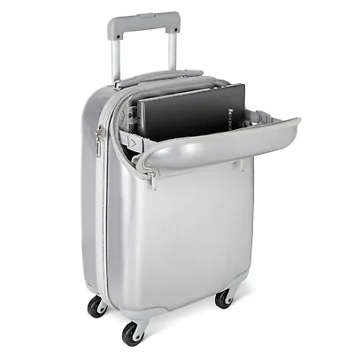 TSA Friendly Laptop Carry-On Luggage Suitcase A Hammacher Schlemmer Exclusive  • $79.34