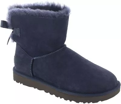Women's Shoes UGG MINI BAILEY BOW II Slip On Ankle Boots 1016501 EVE BLUE • $120