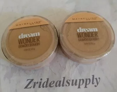 $9 • Buy Maybelline Dream Wonder Powder 90 Caramel Sealed Damaged 2pack