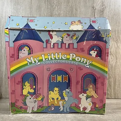 Vintage G1 My Little Pony Dream Castle Collectors Case RARE MLP  1985 Hasbro • $24.97