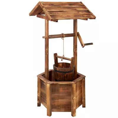 Wooden Wishing Well • $121.99