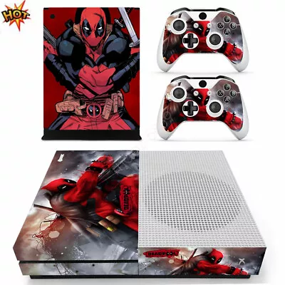 2022 NEW FOR Xbox One S Console Decal Sticker Controllers Vinyl Skin -DEADPOOL • $20.76
