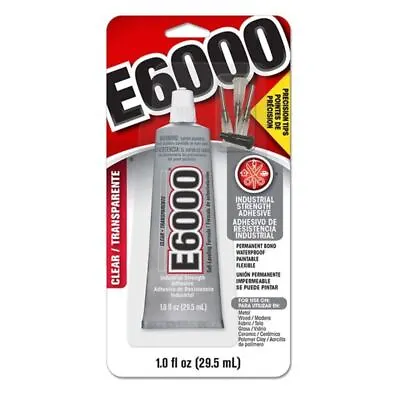 2 X E6000 40.2g / 29.5mL / 1fl.oz. Glue Adhesive 3x Precision Tips • $29.79