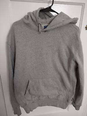 J Crew Gray Sweatshirt Hoodie French Terry Men's M • $25.70