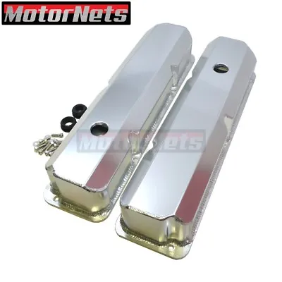 Ford FE Fabricated Anodized Aluminum Tall Valve Covers BBF 332 352 390 427 428 • $108.97