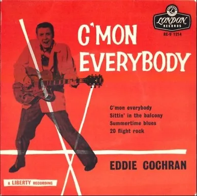 Eddie Cochran - C'mon Everybody (7  EP Tri) • £38.99