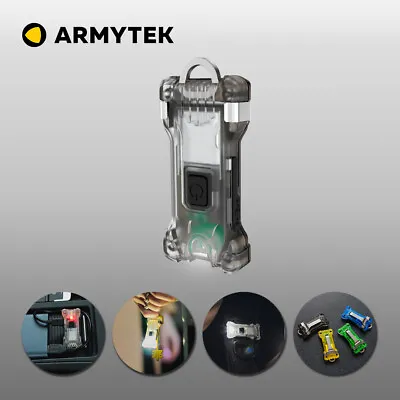 Armytek Zippy USB Rechargeable Mini Flashlight Lamp Keychain • £11.22