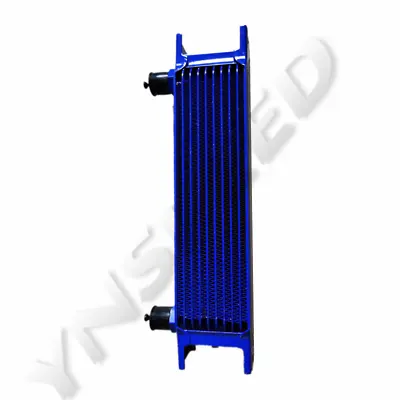 10 Row 10AN Universal Engine Transmission Oil Cooler Mocal Style Blue • $36.53