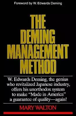 The Deming Management Method - Paperback By Mary Walton - GOOD • $3.73
