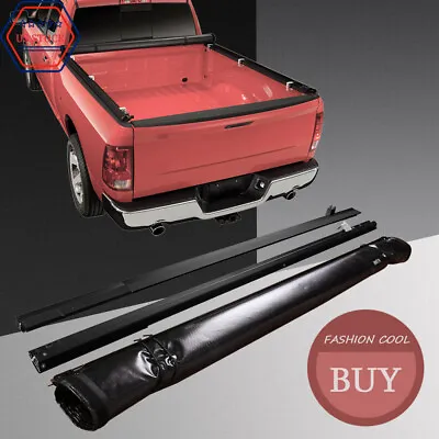 8ft Tonneau Cover Soft Roll-Up Long Bed For F350 F250 Super Duty Fleetside 99-16 • $158.97