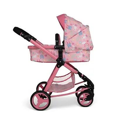 Cosatto Pink Dolls Pram Giggle Quad Unicorn  3-12 Years Childrens Toy Pram • £99.95