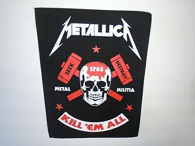 Metallica Metal Militia Printed Back Patch • $14.98