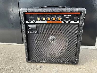 Vintage Roland Spirit 10A Cube Amp Works Great! USA Made 1980s • $150