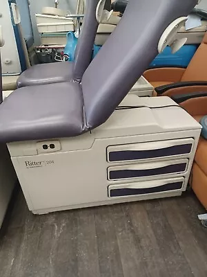 Midmark/Ritter 204 Plum Upholstery Exam Table Best Price On E Bay • $1100.75