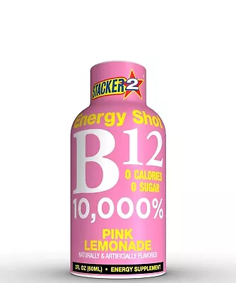 B12 Energy Shot-Pack Of 24 Pink Lemonade (12) & Açai Pomegranate (12) • $35.99