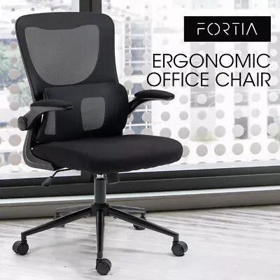 $119 • Buy FORTIA Ergonomic Office Chair Desk Home Mesh Computer Black Executive Study