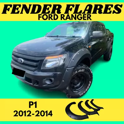 For Ford Ranger PX1 (2012-2014) Fender Flares Plastic Wheel Arch Trims Wildtrak • $259