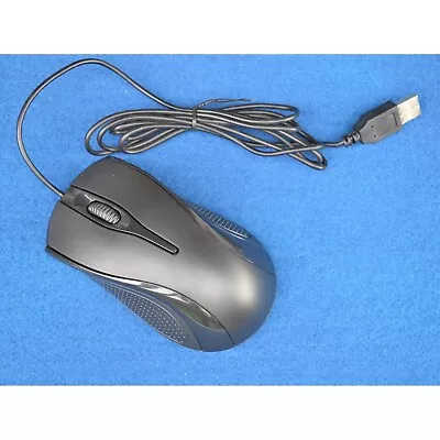 USB Wired 3d Scrolling Optical Mouse - Black Computer Mouse With Scroll Button • £15