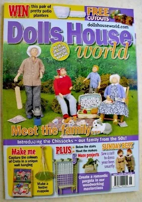 DOLLS HOUSE WORLD Magazine May 2007 No 176 Cat Toy Maypole Georgian Table Marble • £7.50