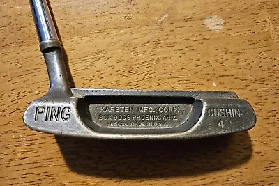 PING Cushin Karsten Mfg. Putter 35.5  Slotted Vintage New Ping Grip 85020 XLNT • $22