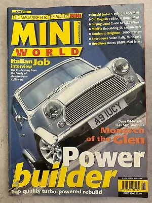 Mini World Magazine - June 2000 - 1460 Resto 1310 Scot Smoothie 3Cyl USA Mini • £7.99