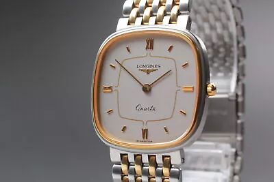 [Near MINT] Longines 150 3418 Square Silver Dial Quartz Women's Watch Vintage • $189