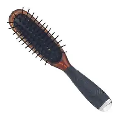 Kent Faux Tortoiseshell MINI HEADHOG Cushion Nylon Ball Tipped BRUSH Head Hog  • £7.12