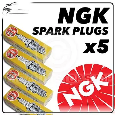 5x NGK SPARK PLUGS Part Number CMR5H Stock No. 7599 New Genuine NGK SPARKPLUGS • $105.79