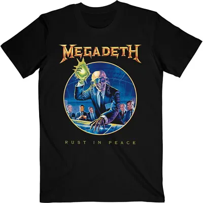 Megadeth Rust In Peace Anniversary Black T-Shirt NEW OFFICIAL • £16.39