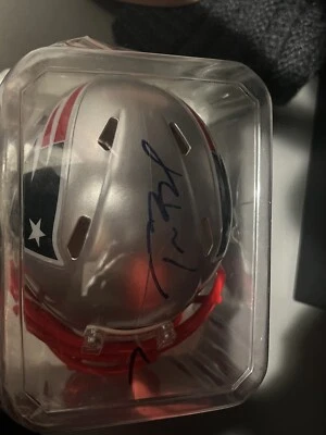 $200 • Buy Tom Brady Auto Mini Helmet 300 OBO Priced To Sale