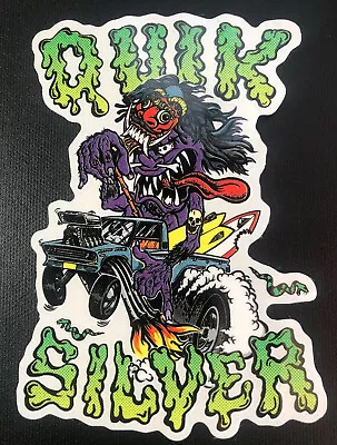 QUIK SILVER MONSTER TRUCK Sticker” Surfing Vintage Sticker/ Decals  • $11.99