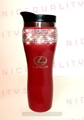 Lexus (Red) Stainless Steel Thermal Mug Tumbler Cup Travel 14oz • $29.99