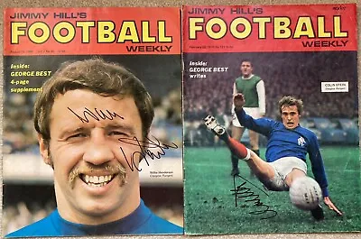 Glasgow Rangers Hand Signed Magazines By Colin Stein And Wille Henderson  • £12