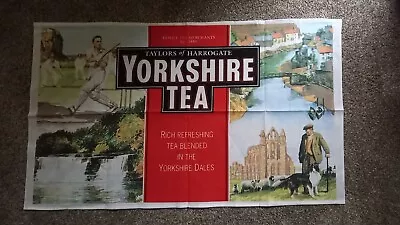 30.5  X 16.25  Cotton Tea Towel - Taylors Of Harrogate Yorkshire Tea • £8.49